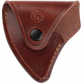 Logo Branded Portable Axe Pocket Sheath Leather