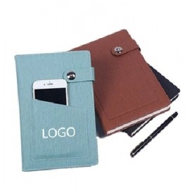 Versatile Notebook with Pocket with Logo