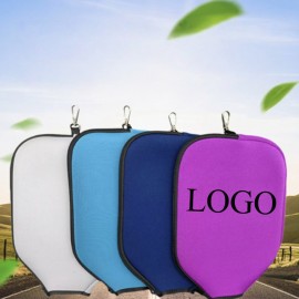 Waterproof Wear Resistant Neoprene Shockproof Pickleball Racket Cover Custom Printed