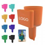 Beach Cup Holders W/the Phone Pocket Logo Branded