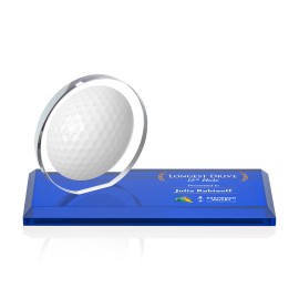 Customized VividPrint Award - Northam Golf/Blue 3"x7"