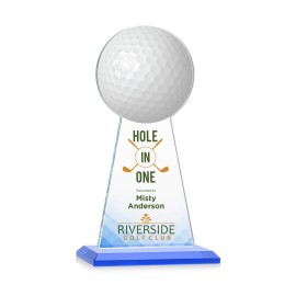 VividPrint Award - Edenwood Golf/Sky Blue 9" with Logo