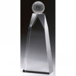 Promotional Large Crystal Sears Golf Tower Award