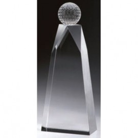 Promotional Large Crystal Sears Golf Tower Award  Promotional Large Crystal Sears Golf Tower Award