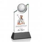 VividPrint Award - Brixton Golf/Black 9" with Logo