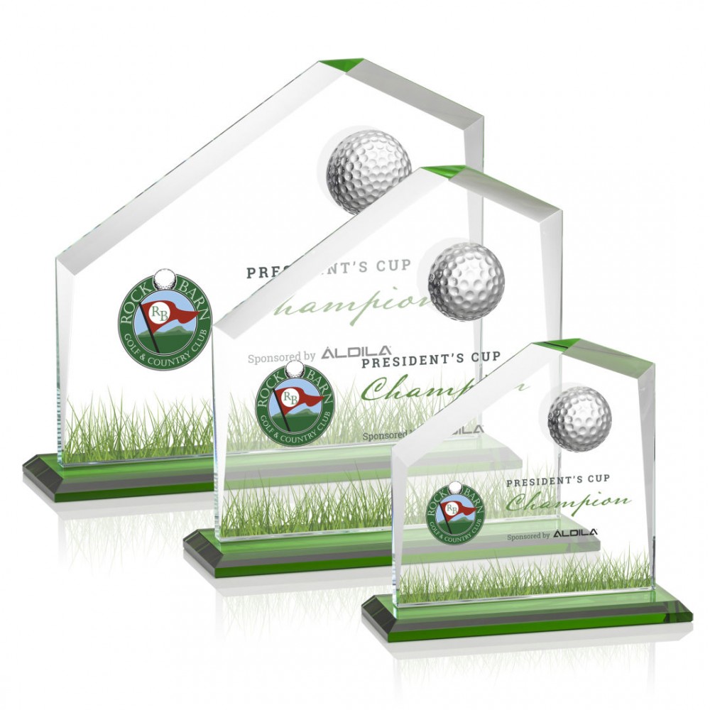 Promotional Andover VividPrint Golf Award - Green Promotional Andover VividPrint Golf Award - Green