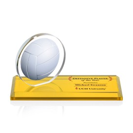 VividPrint Award - Northam Volleyball/Amber 3"x7" with Logo