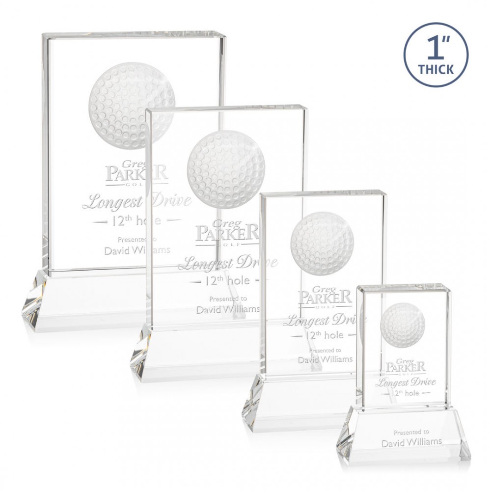 Pennington Golf Award on Base - Clear with Logo