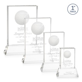 Pennington Golf Award on Base - Clear with Logo