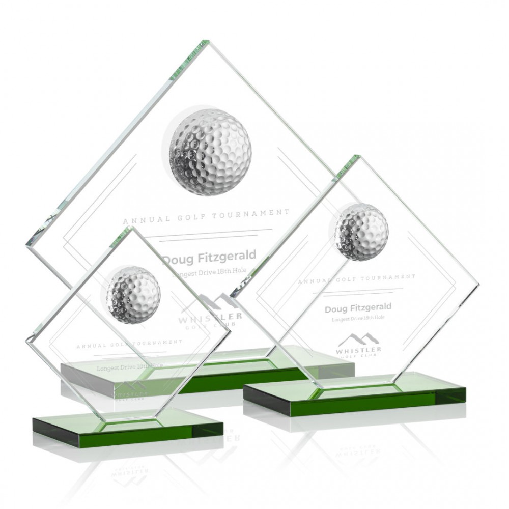 Barrick Golf Award - Green with Logo Barrick Golf Award - Green with Logo
