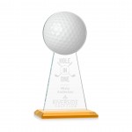 Logo Branded VividPrint/Etch Award - Edenwood Golf/Amber 9"