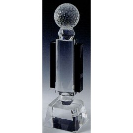 Personalized Crystal Golf Award (10"x3")  Personalized Crystal Golf Award (10"x3")