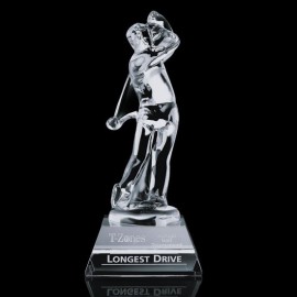 Custom Wasaga Golfer - Optical/Crystal 10"  Custom Wasaga Golfer - Optical/Crystal 10"