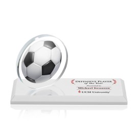 VividPrint Award - Northam Soccer/White 3"x7" with Logo  VividPrint Award - Northam Soccer/White 3"x7" with Logo