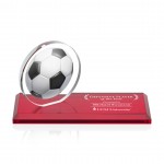 Promotional VividPrint Award - Northam Soccer/Red 3"x7"