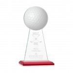 Logo Branded VividPrint/Etch Award - Edenwood Golf/Red 9"