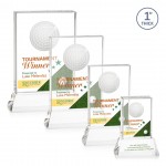 Personalized Pennington Golf VividPrint Award on Base - Clear
