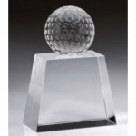 Customized Small Crystal Pandora Golf Tower Award