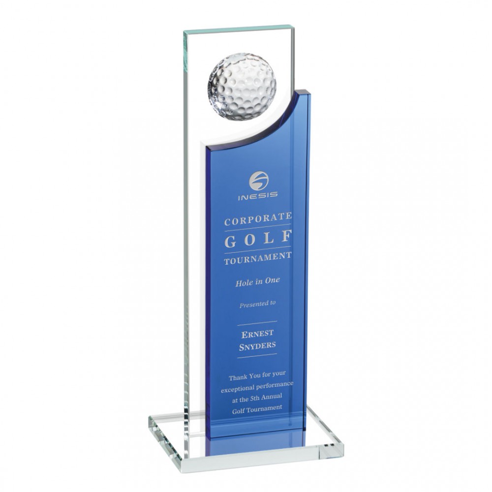 Customized Redmond Golf Award - Blue 12"