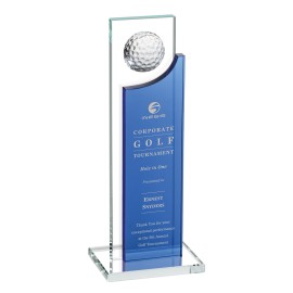 Customized Redmond Golf Award - Blue 12"