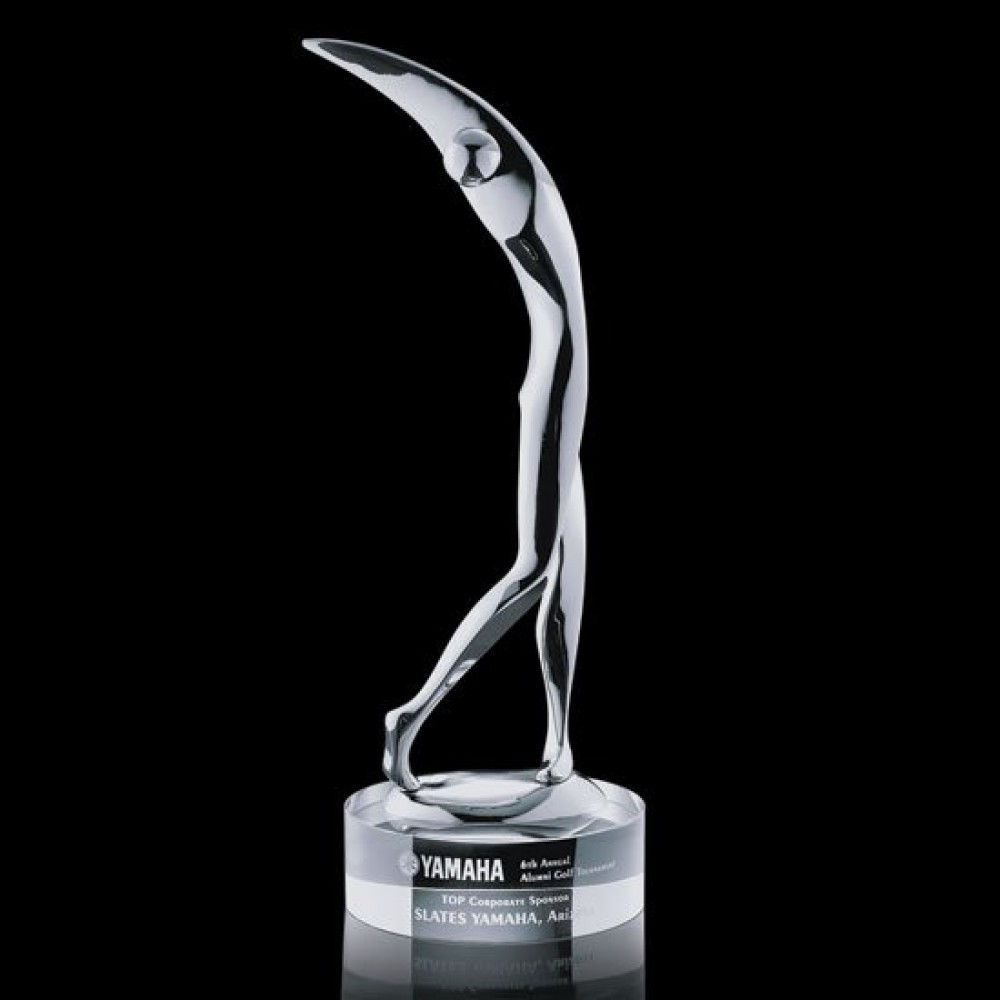 Promotional Stoke Golfer - Chrome/Optical 13" Promotional Stoke Golfer - Chrome/Optical 13"