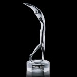 Promotional Stoke Golfer - Chrome/Optical 13"