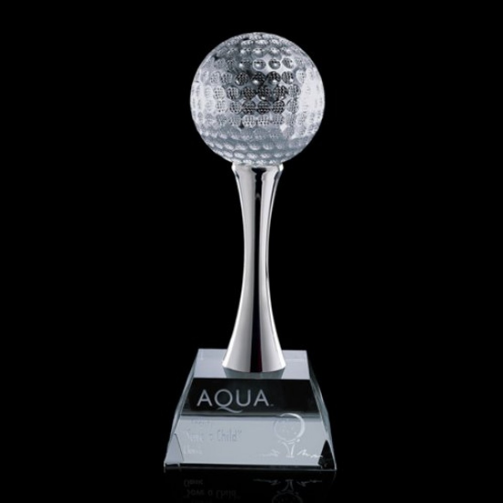 Logo Branded Edson Golf Award - Optical 8"