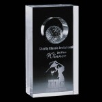 Custom Spadina Golf Award - Optical 6" Small