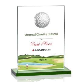 Logo Branded VividPrint Golf Award - Cumberland/Green 6"x8"  Logo Branded VividPrint Golf Award - Cumberland/Green 6"x8"