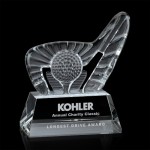 Dougherty Golf Award (L) - Optical 7" W with Logo