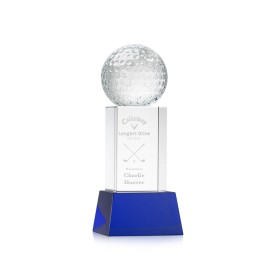 Personalized Golf Ball on Belcroft Blue - Optical 9"  Personalized Golf Ball on Belcroft Blue - Optical 9"
