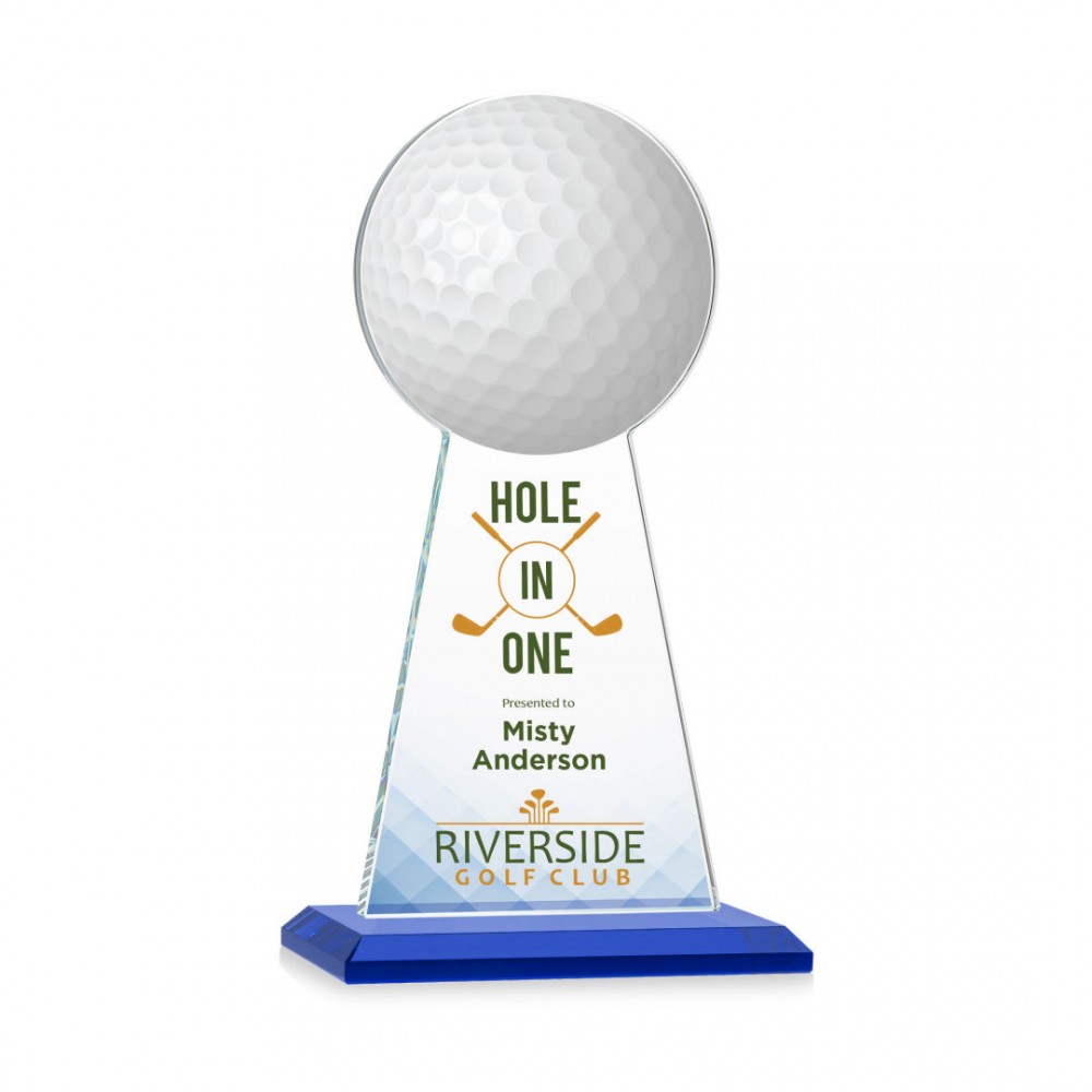 VividPrint Award - Edenwood Golf/Blue 9" with Logo