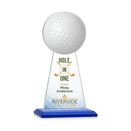 Logo Branded VividPrint Award - Edenwood Golf/Blue 9"