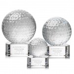 Logo Branded Golf Ball Award on Paragon Base