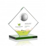 VividPrint Golf Award - Barrick/Green 5" High with Logo