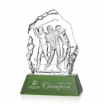 Fergus Golf Award (S) - Optical/Green 6" with Logo