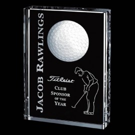 Customized Pennington Golf Award - Optical 6"x8"