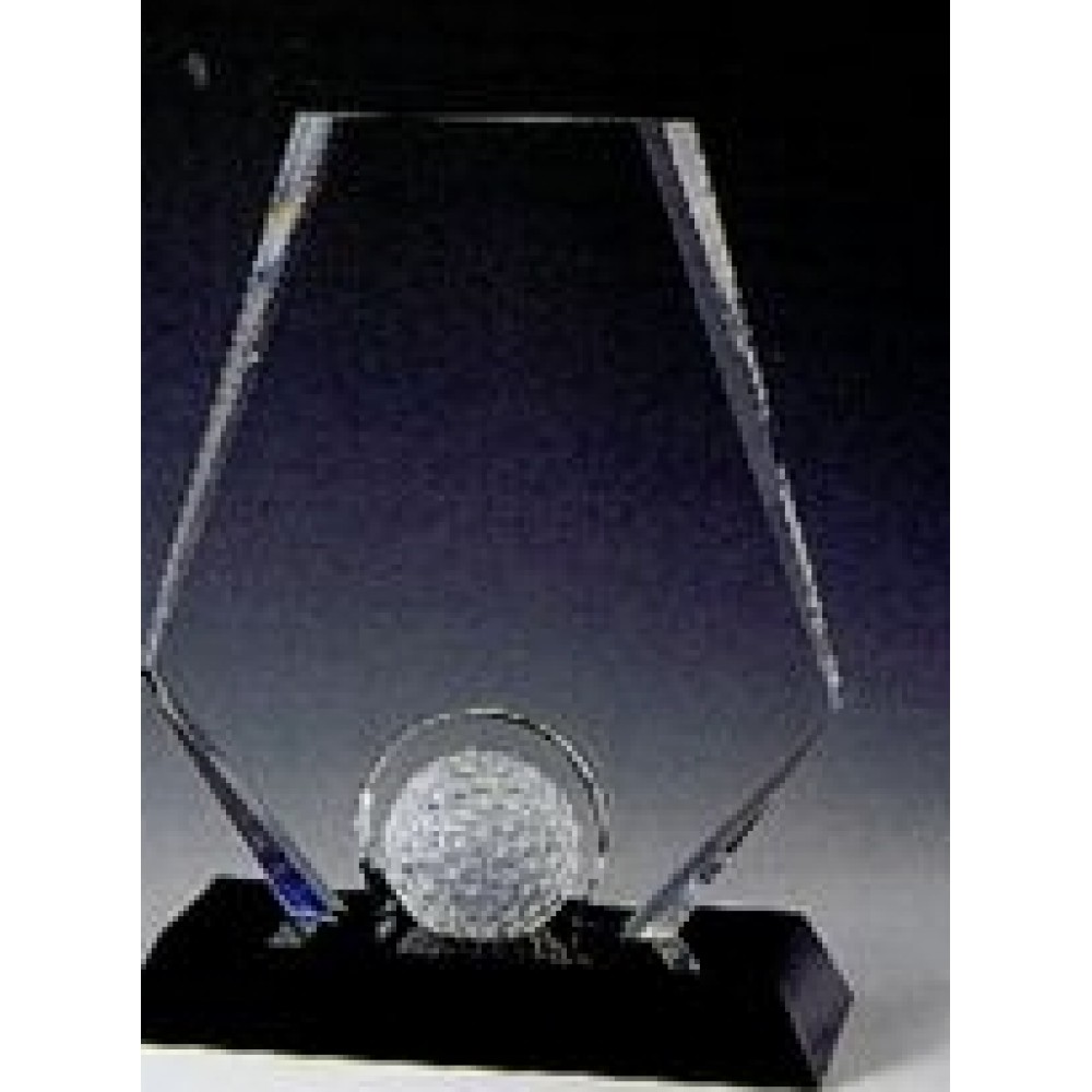 Small Crystal Premier Golf Award (7") Custom Imprinted Small Crystal Premier Golf Award (7") Custom Imprinted
