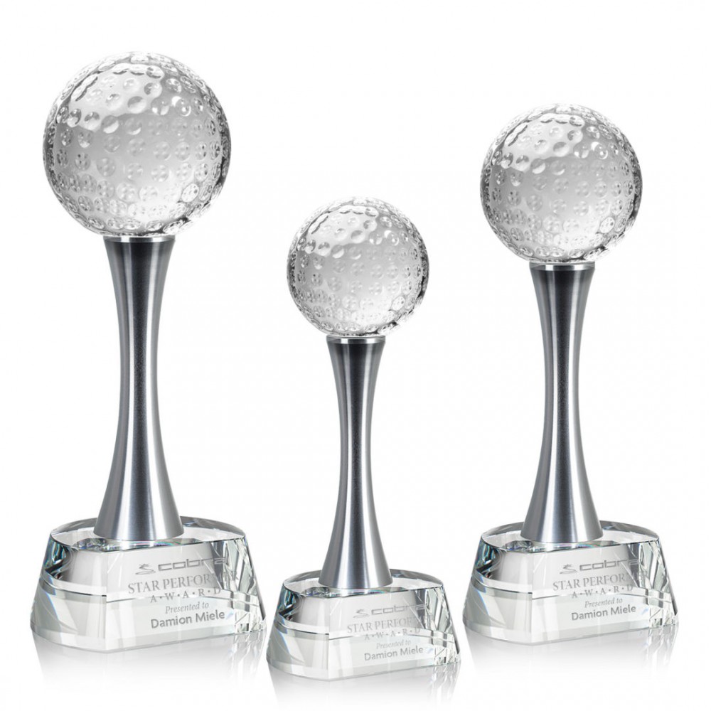 Golf Ball Award on Willshire Base with Logo Golf Ball Award on Willshire Base with Logo