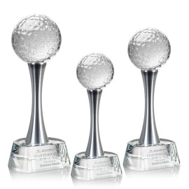 Golf Ball Award on Willshire Base with Logo