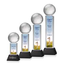 Golf Ball VividPrint Award on Stowe - Black with Logo