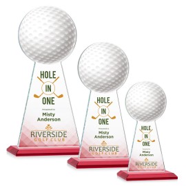 Edenwood Golf VividPrint Award - Red with Logo