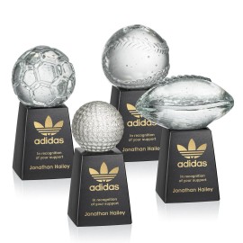 Custom Sports Balls Award on Marble