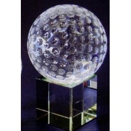 Customized Optic Crystal Golf Ball Award  Customized Optic Crystal Golf Ball Award