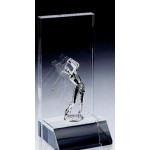 Small Thriving Golfer Award (3-1/8"x2-7/8"x6-5/8") with Logo