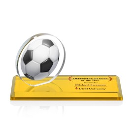 VividPrint Award - Northam Soccer/Amber 3"x7" with Logo  VividPrint Award - Northam Soccer/Amber 3"x7" with Logo