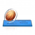 VividPrint Award - Northam Basketball/Sky Blue 3"x7" with Logo