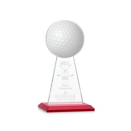 VividPrint/Etch Award - Edenwood Golf/Red 7" with Logo