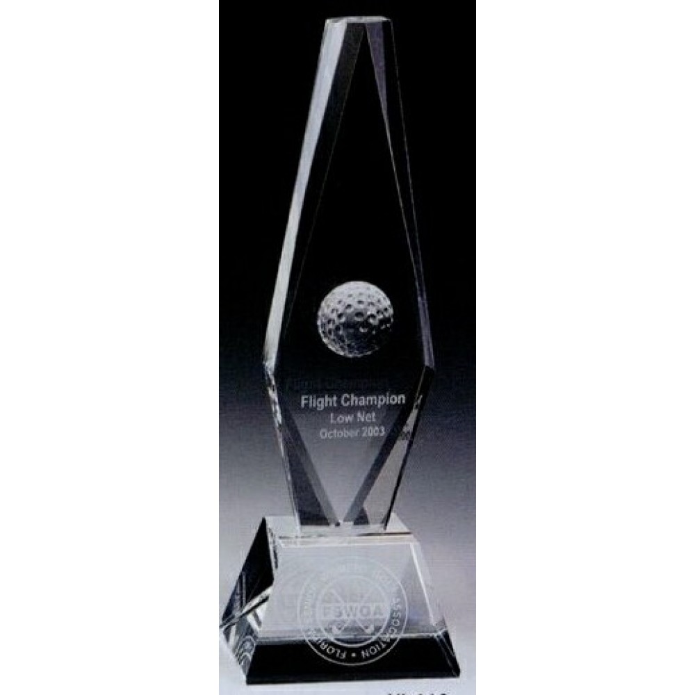 Custom Large Golf Ball Diamond Award
