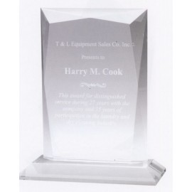 Optic Crystal Golf Prestige Award (7"x5"x") with Logo  Optic Crystal Golf Prestige Award (7"x5"x") with Logo